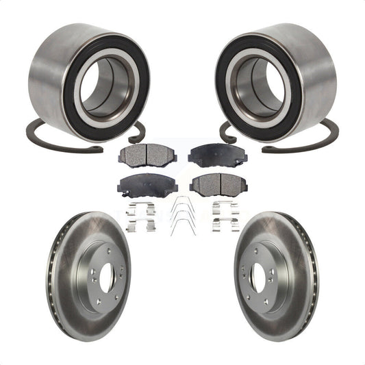 Wheel Bearing Coat Brake Rotor Pads Front Kit For Honda Accord Fit Element Acura