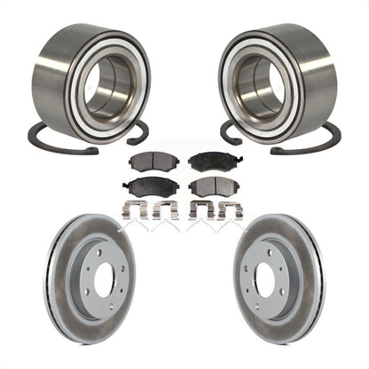Wheel Bearing Coated Disc Brake Rotors And Pads Front Kit For Hyundai Elantra