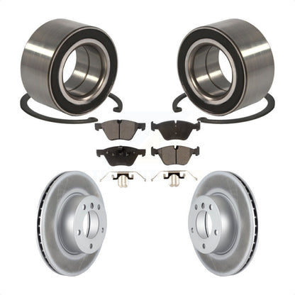 Wheel Bearing Coated Disc Brake Rotors And Pads Front Kit For BMW 328xi 325xi