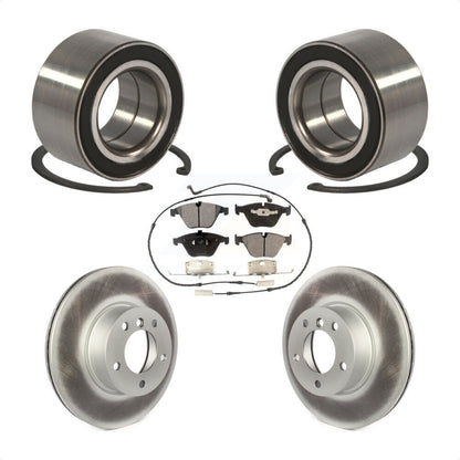 Wheel Bearing Coated Disc Brake Rotor & Pads Front Kit For BMW 328i xDrive 328xi