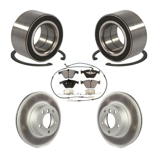Wheel Bearing Coated Disc Brake Rotor & Pads Front Kit For BMW 328i xDrive 328xi