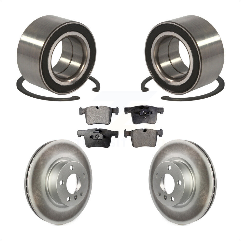 Wheel Bearing Coated Disc Brake Rotors And Pads Front Kit For 2011-2012 BMW X3