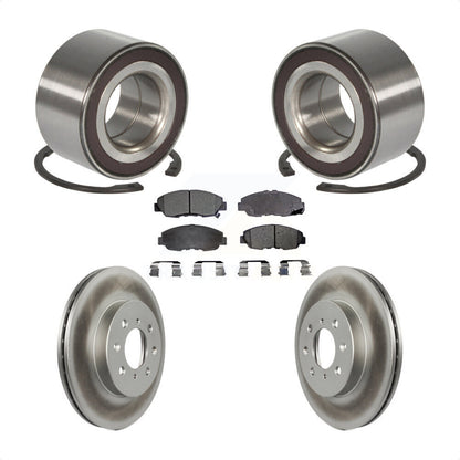 Wheel Bearing Coated Disc Brake Rotors And Pads Front Kit For Honda Insight