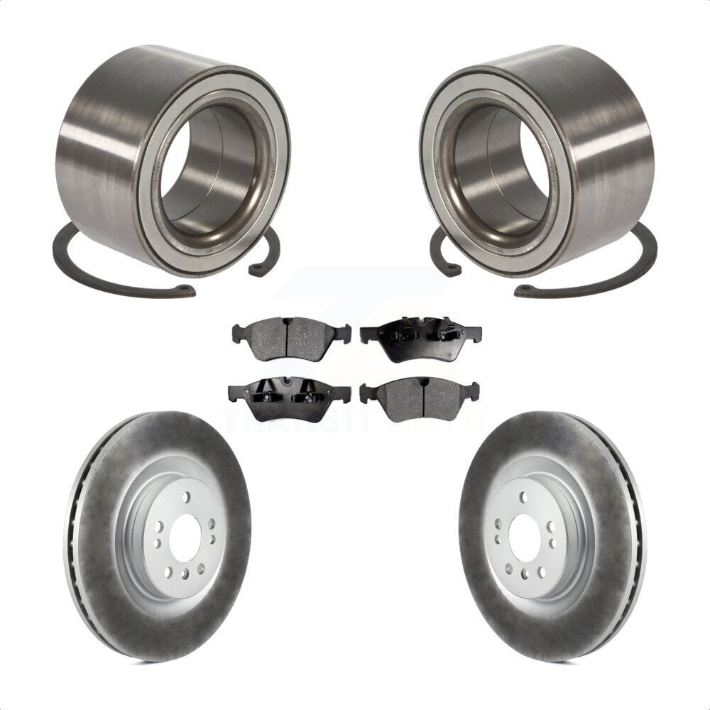Wheel Bearing Coat Brake Rotor Pad Front Kit For Mercedes-Benz GL350 GL320 GL450