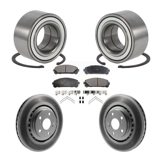 Wheel Bearing Coat Brake Rotor Pads Front Kit For Toyota Highlander Sienna Lexus