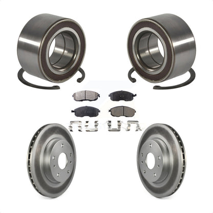 Wheel Bearing Coated Disc Brake Rotor And Pad Front Kit For Suzuki SX4 Crossover