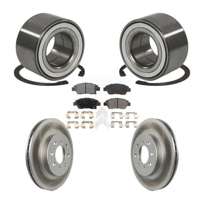 Wheel Bearing Coated Disc Brake Rotors And Pads Front Kit For Honda Fit
