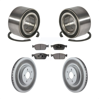 Wheel Bearing Coat Brake Rotor Pad Front Kit For Ford Escape Transit Connect MKC