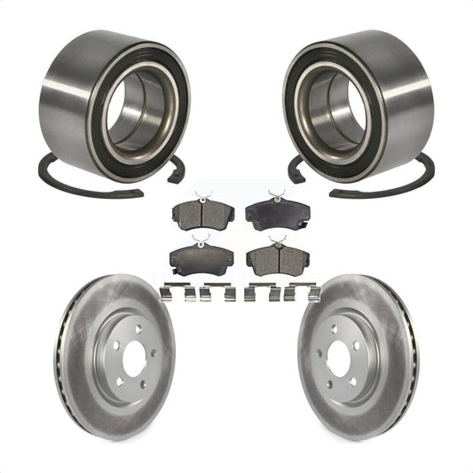 Wheel Bearing Coated Disc Brake Rotor And Pads Front Kit For Chrysler PT Cruiser