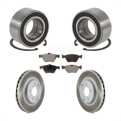 Wheel Bearing Coated Disc Brake Rotors And Pads Front Kit For Mercedes-Benz E320