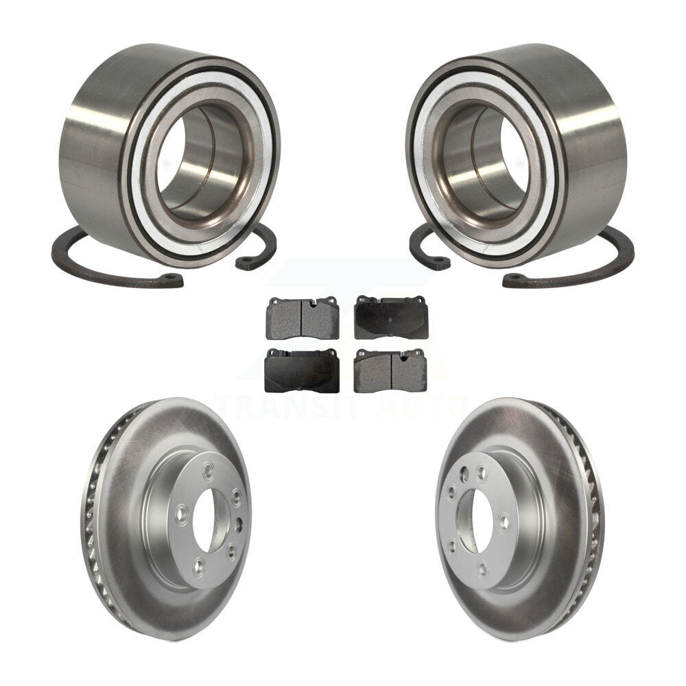 Wheel Bearing Coated Disc Brake Rotors And Pads Front Kit For Volkswagen Touareg