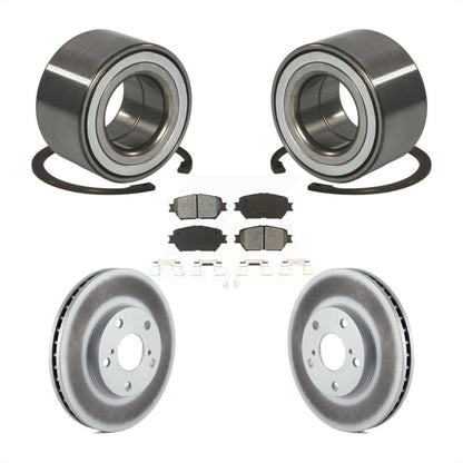 Wheel Bearing Coated Disc Brake Rotors And Pads Front Kit For Toyota Camry