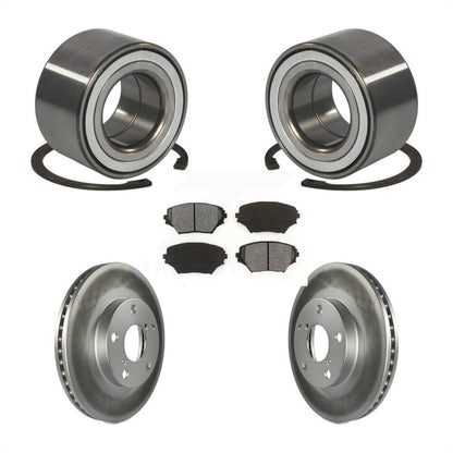 Wheel Bearing Coated Disc Brake Rotors And Pads Front Kit For Toyota RAV4
