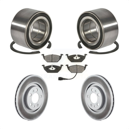 Wheel Bearing Coated Brake Rotor Pads Front Kit For Volkswagen Jetta Beetle Golf