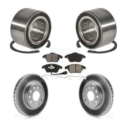Wheel Bearing Coated Disc Brake Rotors And Pads Front Kit For Volkswagen Jetta