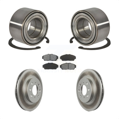 Wheel Bearing Coated Disc Brake Rotors And Pads Front Kit For Honda Civic
