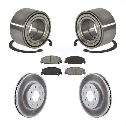 Wheel Bearing Coated Disc Brake Rotor And Pads Front Kit For Honda Civic del Sol