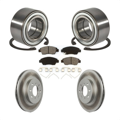 Wheel Bearing Coated Disc Brake Rotor And Pads Front Kit For Honda Civic del Sol