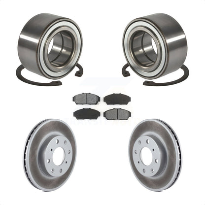 Wheel Bearing Coated Disc Brake Rotors And Pads Front Kit For Honda Civic