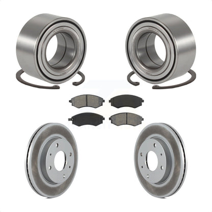 Wheel Bearing Coated Disc Brake Rotors And Pads Front Kit For Hyundai Sonata