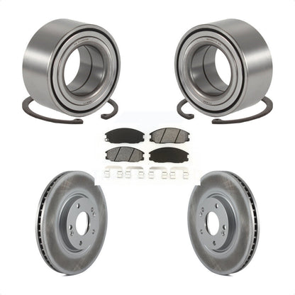 Wheel Bearing Coated Disc Brake Rotors And Pads Front Kit For Hyundai XG350