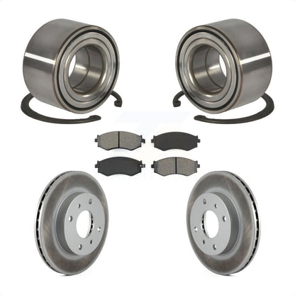 Wheel Bearing Coated Disc Brake Rotors And Pads Front Kit For Nissan Sentra 1.8L