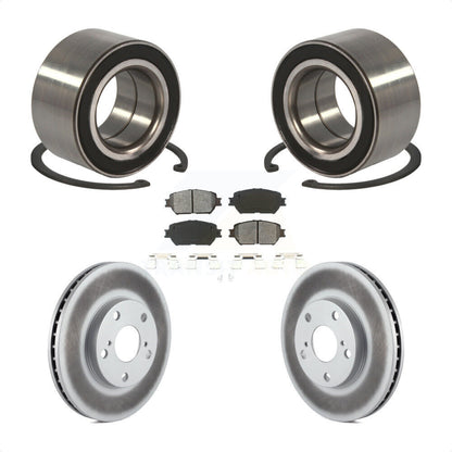 Wheel Bearing Coated Disc Brake Rotors And Pads Front Kit For Toyota Camry