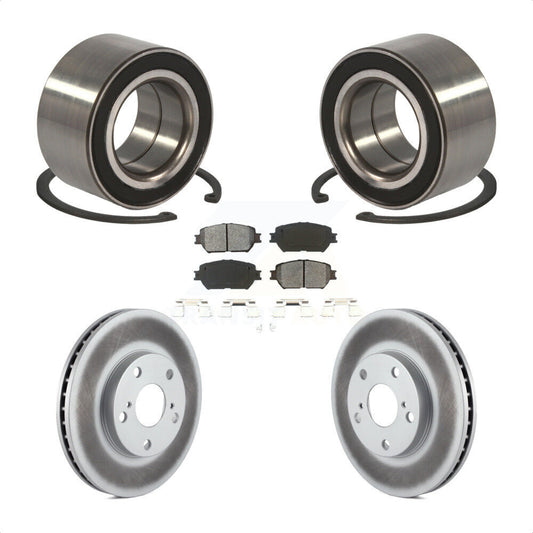 Wheel Bearing Coated Disc Brake Rotors And Pads Front Kit For Toyota Camry