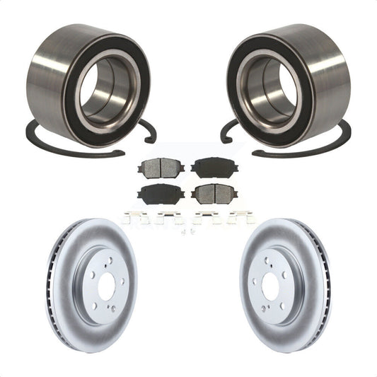 Wheel Bearing Coated Disc Brake Rotors And Pads Front Kit For Toyota Camry