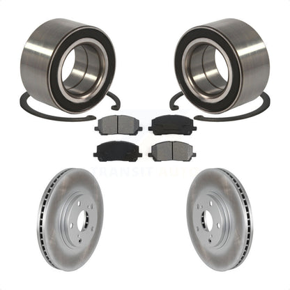 Wheel Bearing Coated Disc Brake Rotors And Pads Front Kit For Toyota Highlander