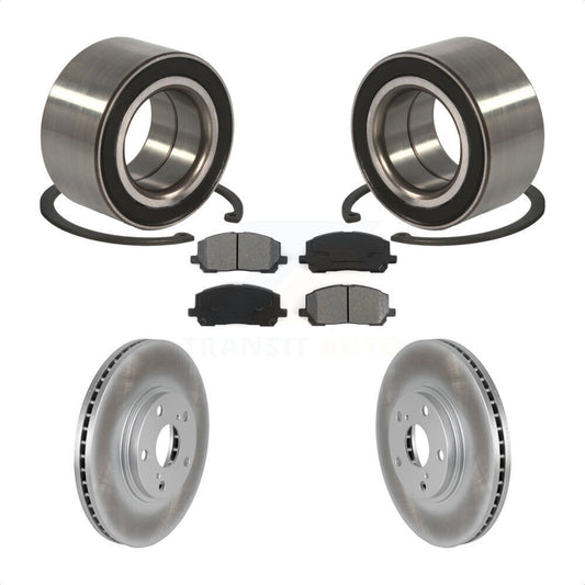 Wheel Bearing Coated Disc Brake Rotors And Pads Front Kit For Toyota Highlander