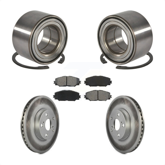 Wheel Bearing Coated Brake Rotor Pad Front Kit For Toyota Corolla Matrix Pontiac
