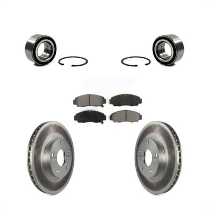 Wheel Bearing Coated Disc Brake Rotors And Pads Front Kit For Honda Accord