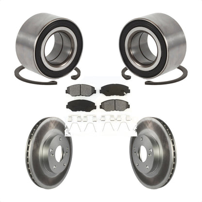 Wheel Bearing Coat Brake Rotor Pads Front Kit For Honda Accord Fit Element Acura