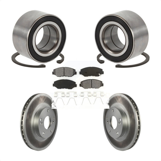 Wheel Bearing Coat Brake Rotor Pads Front Kit For Honda Accord Fit Element Acura