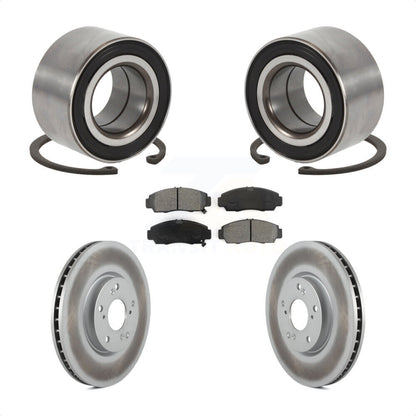 Wheel Bearing Coat Brake Rotor Pad Front Kit For Acura TL Automatic transmission