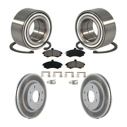 Wheel Bearing Coated Disc Brake Rotors And Pads Front Kit For Hyundai Elantra