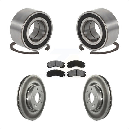 Wheel Bearing Coat Brake Rotor Pads Front Kit For 2005-2006 Mitsubishi Outlander