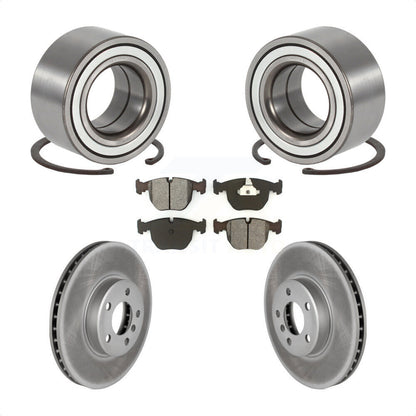 Wheel Bearing Coated Disc Brake Rotor And Pad Front Kit For 2000 BMW X5 To 04 00