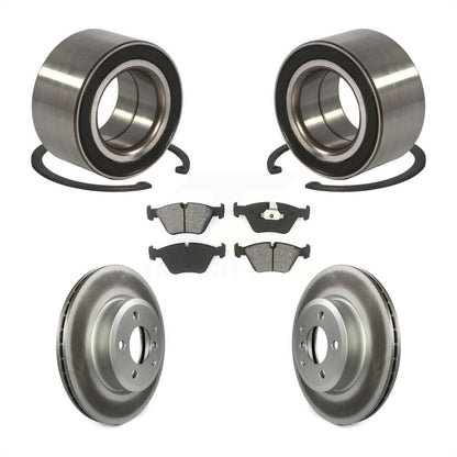 Wheel Bearing Coated Disc Brake Rotors And Pads Front Kit For 2004-2010 BMW X3