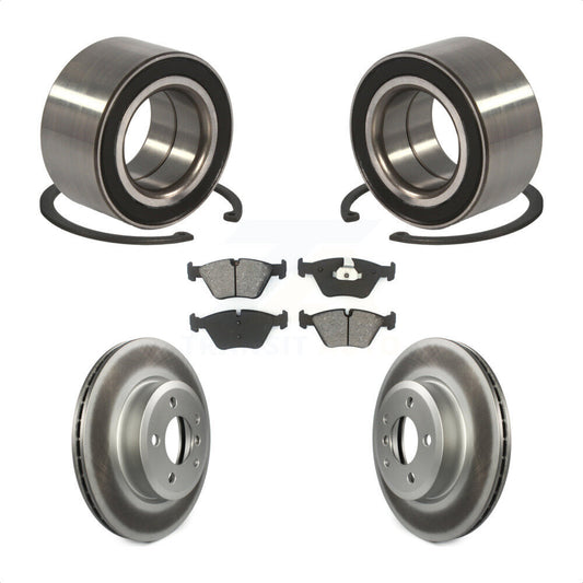 Wheel Bearing Coated Disc Brake Rotors And Pads Front Kit For 2004-2010 BMW X3