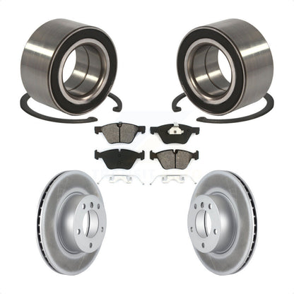 Wheel Bearing Coated Disc Brake Rotors And Pads Front Kit For BMW 328xi 325xi