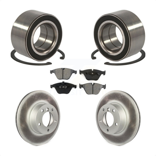 Wheel Bearing Coated Disc Brake Rotor & Pads Front Kit For BMW 328i xDrive 328xi