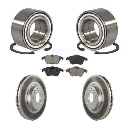 Bearing Coated Disc Brake Rotors And Pads Front Kit For Land Rover Range Evoque