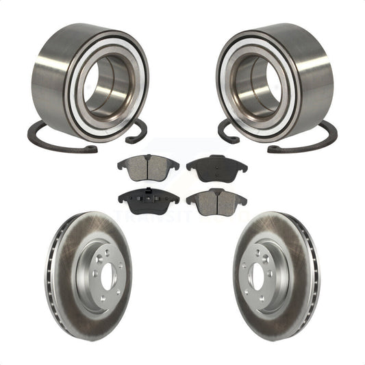 Bearing Coated Disc Brake Rotors And Pads Front Kit For Land Rover Range Evoque