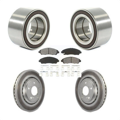 Wheel Bearing Coated Brake Rotor And Pad Front Kit For 2017-2019 Honda Ridgeline