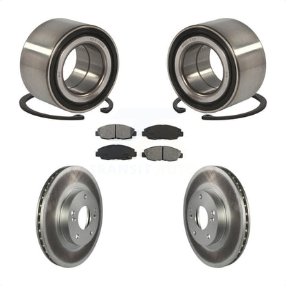 Wheel Bearing Coated Brake Rotor Pad Front Kit For Honda Civic Touring with 1.8L