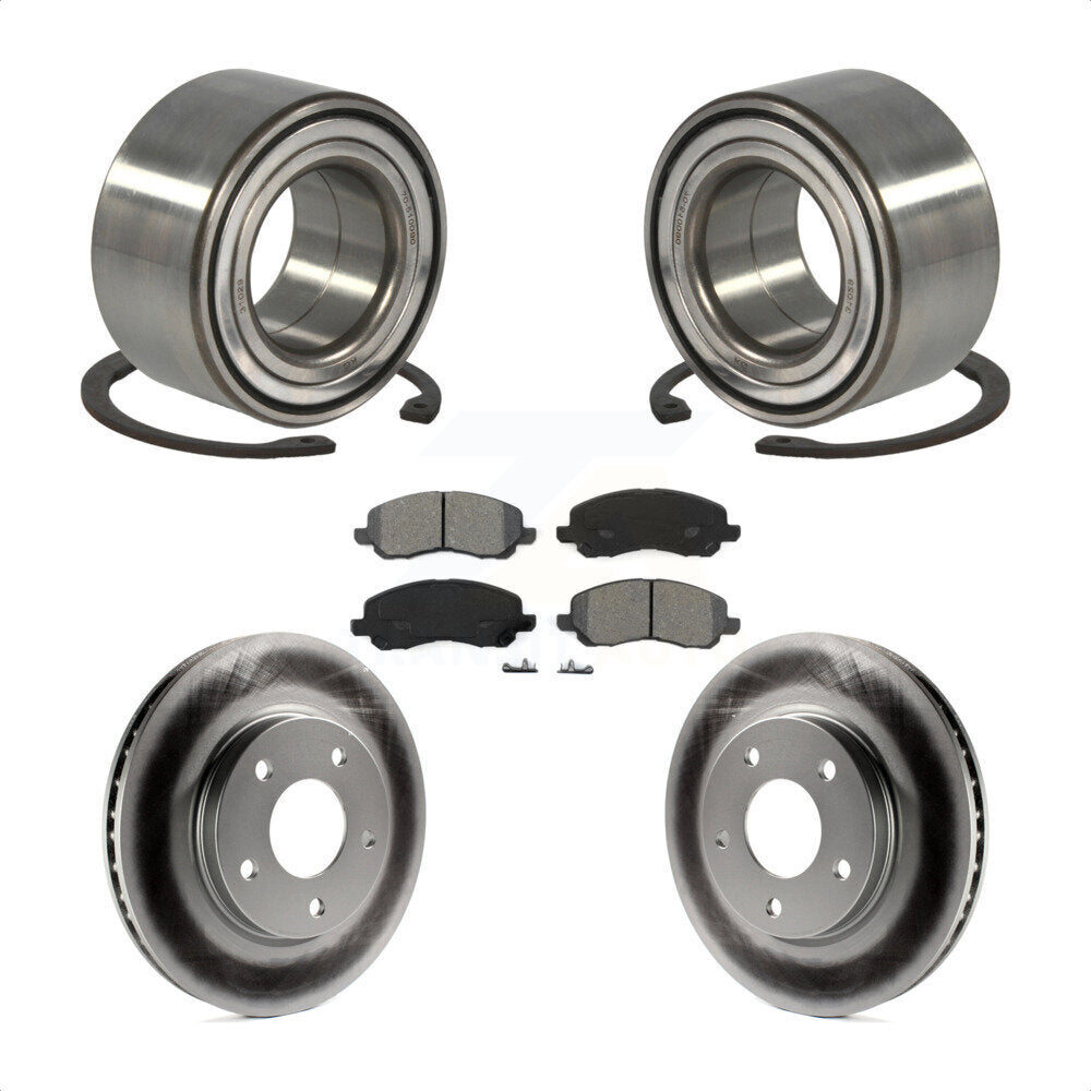 Wheel Bearing Coat Brake Rotor Pad Front Kit For Mitsubishi Lancer Dodge Caliber