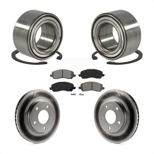 Wheel Bearing Coat Brake Rotor Pad Front Kit For Mitsubishi Lancer Dodge Caliber