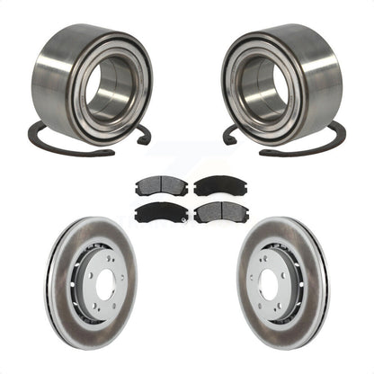 Wheel Bearing Coat Brake Rotor Pad Front Kit For 09 Mitsubishi Lancer From 04